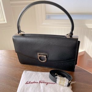 Excellent Condition Salvatore Ferragamo Gancini 2way